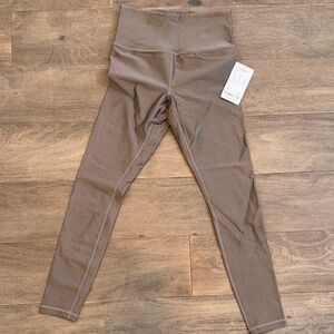 High-Waisted Brown Leggings
